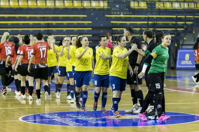 Imagen de un partido reciente del Preconte Telde (Foto TA)
